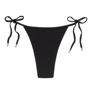 MONDAY Swimwear Isla Mujeres Bottom Size Large Black